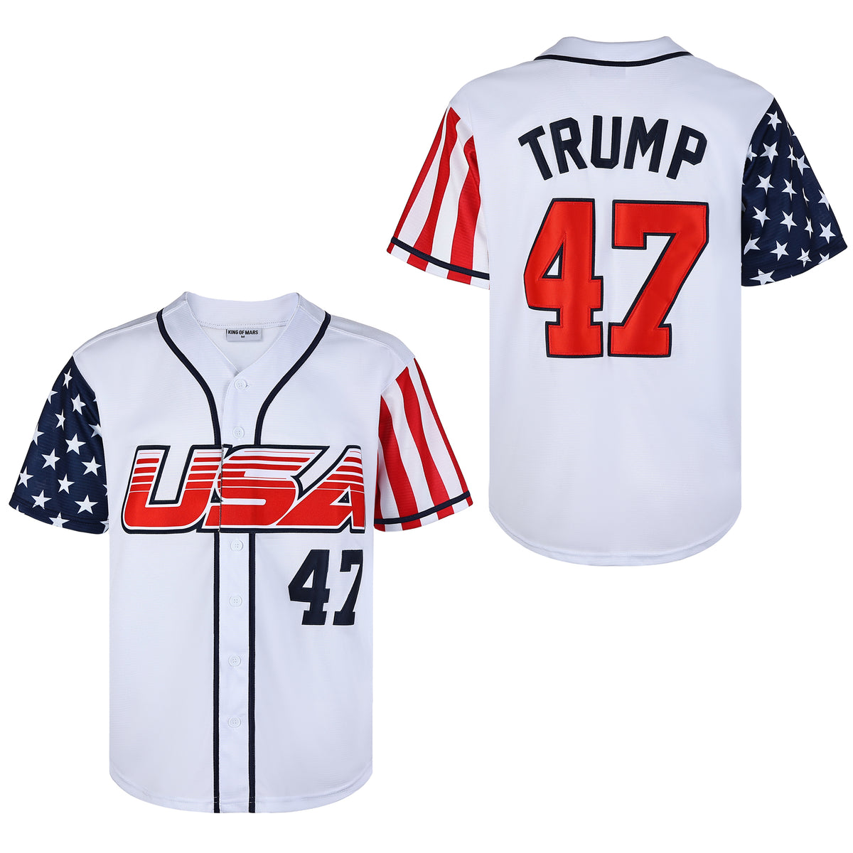 Trump #47th USA Baseball Jersey