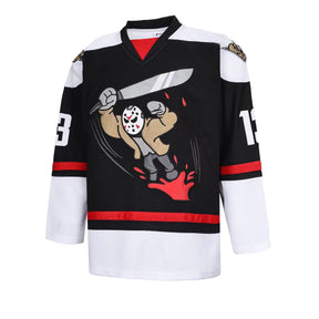 Jason Voorhees 13 Friday Ice Hockey Jersey Halloween