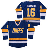 #16 Chiefs Hanson Brothers Hockey Jersey